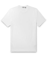 Incotex - Zanone Slim-fit Icecotton-jersey T-shirt - Lyst