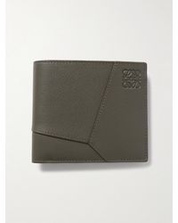 Loewe - Puzzle Logo-Embossed Leather Billfold Wallet - Lyst