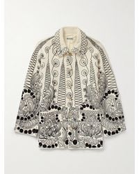 Bode - Embroidered Merino Wool Jacket - Lyst