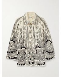 Bode - Embroidered Merino Wool Jacket - Lyst