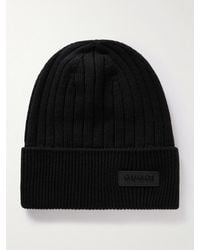 Gucci - Logo-Appliquéd Ribbed Wool Beanie - Lyst