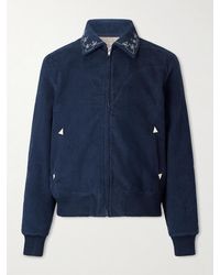 CHERRY LA - Charro Logo-Embroidered Cotton-Corduroy Jacket - Lyst