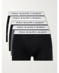 Polo Ralph Lauren - Five-pack Stretch-cotton Jersey Boxer Briefs - Lyst