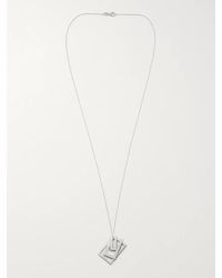 Le Gramme - Medallion Variation Sterling Silver Necklace - Lyst