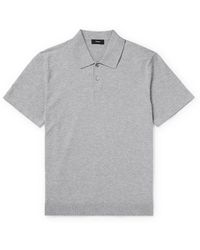 Theory - Goris Knitted Polo Shirt - Lyst