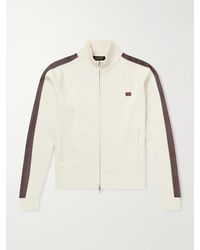 Wales Bonner - Tide Logo-Embroidered Knitted Jacket - Lyst