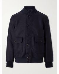 Fortela - Cruiser Wool Bomber Jacket - Lyst
