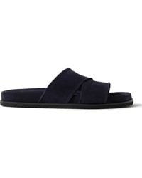 MR P. - David Regenerated Suede By Evolo® Sandals - Lyst
