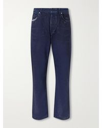 Stone Island - Denim Research Collection Garment-Dyed Reflective Straight-Leg Jeans - Lyst