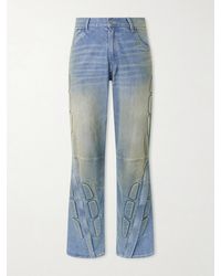 Satoshi Nakamoto - Enduro Straight-leg Padded Jeans - Lyst