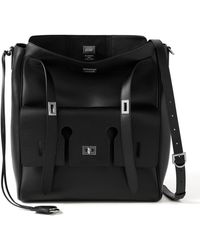 Balenciaga - Bel Air Leather Messenger Bag - Lyst
