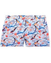 Orlebar Brown - Setter Straight-leg Mid-length Printed Swim Shorts - Lyst