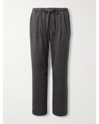 Massimo Alba - Key West Straight-Leg Herringbone Cashmere And Wool-Blend Suit Trousers - Lyst
