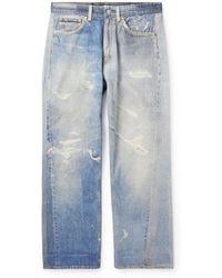 Our Legacy - Third Cut Straight-leg Printed Jeans - Lyst