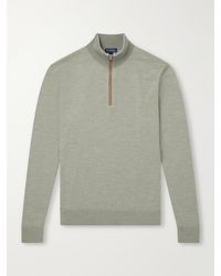 Peter Millar - Excursionist Merino Wool-Blend Jersey Half-Zip Sweater - Lyst