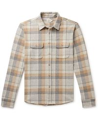 Faherty - Legendtm Checked Recycled Knitted Shirt - Lyst