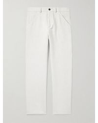 Slowear - Venezia 1951 Straight-Leg Cotton And Linen-Blend Twill Trousers - Lyst
