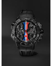 Jacob & Co - Bugatti Epic X Limited Edition Automatic Chronograph 47Mm Carbon Fibre, Titanium And Rubber Watch, Ref. No. Ec333.29.Aa.Aa.A - Lyst