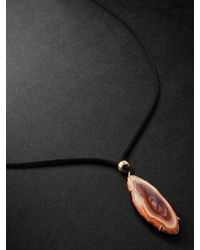Jacquie Aiche - Jasper And Cord Pendant Necklace - Lyst
