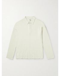 SSAM - Cotton And Silk-Blend Piqué Rugby Shirt - Lyst