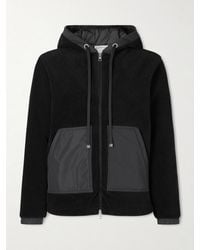 Moncler - Teddy Fleece Zip-Up Hoodie - Lyst