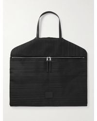 Paul Smith - Striped Leather-trimmed Shell Suit Carrier - Lyst