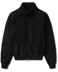 Thom Sweeney - Suede Bomber Jacket - Lyst