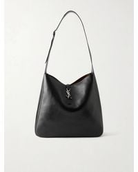 Saint Laurent - Le 5 À 7 Logo-embellished Full-grain Leather Messenger Bag - Lyst