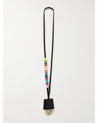 Balenciaga - Rodeo Cloche Clé Leather Beaded Keychain Lanyard - Lyst