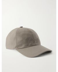 Brioni - Logo-Embroidered Cashmere-Blend Baseball Cap - Lyst