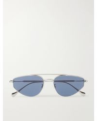 Oliver Peoples - Jil Sander Aviator-Style-Tone Sunglasses - Lyst