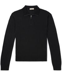 Canali - Slim-Fit Wool Half-Zip Sweater - Lyst