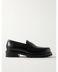 Off-White c/o Virgil Abloh - Military Platform Leather Loafers - Lyst