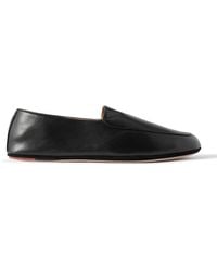 Loro Piana - Anton Walk Leather Loafers - Lyst