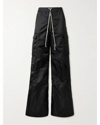Rick Owens - Jumbo Bela Wide-leg Recycled-nylon Drawstring Cargo Trousers - Lyst