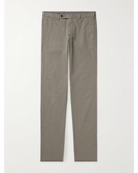Sid Mashburn - Straight-leg Garment-dyed Cotton-twill Trousers - Lyst