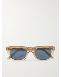 Tom Ford - Snowdon Square-frame Acetate Sunglasses - Lyst