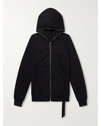Rick Owens - Gimp Cotton-Jersey Zip-Up Hoodie - Lyst