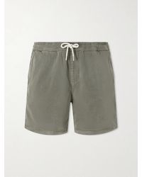 NN07 - Gregor Straight-Leg Tencel Lyocell And Lenzing Ecovero-Blend Twill Drawstring Shorts - Lyst