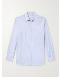 Lardini - Striped Cotton Shirt - Lyst