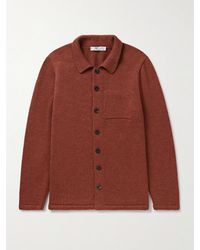 Inis Meáin - Wool And Linen-blend Cardigan - Lyst
