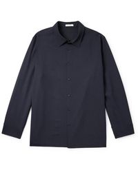 The Row - Beto Wool-Gabardine Shirt - Lyst
