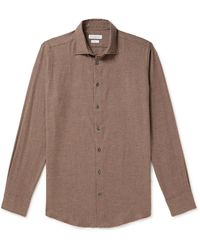 Richard James - Puppytooth Cotton-flannel Shirt - Lyst