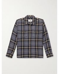 Corridor NYC - Big Twill Checked Cotton-Twill Shirt - Lyst