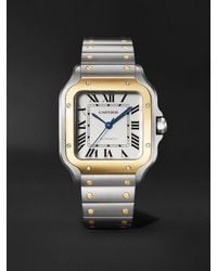 Cartier - Santos De Medium Automatic 35.1mm Interchangeable 18-karat Gold - Lyst