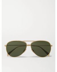 Celine - Metal Frame 01 Aviator-Style-Tone Sunglasses - Lyst