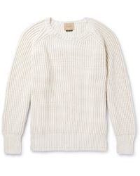 Federico Curradi - Ribbed Cotton-blend Sweater - Lyst
