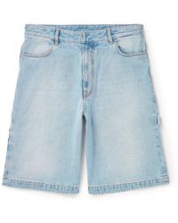 Givenchy - Wide-leg Carpenter Denim Shorts - Lyst