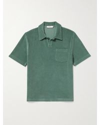 MR P. - Organic Cotton-terry Polo Shirt - Lyst