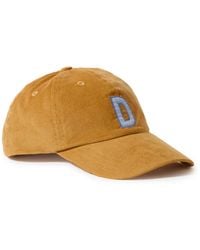 Drake's - Logo-appliquéd Cotton-corduroy Baseball Cap - Lyst